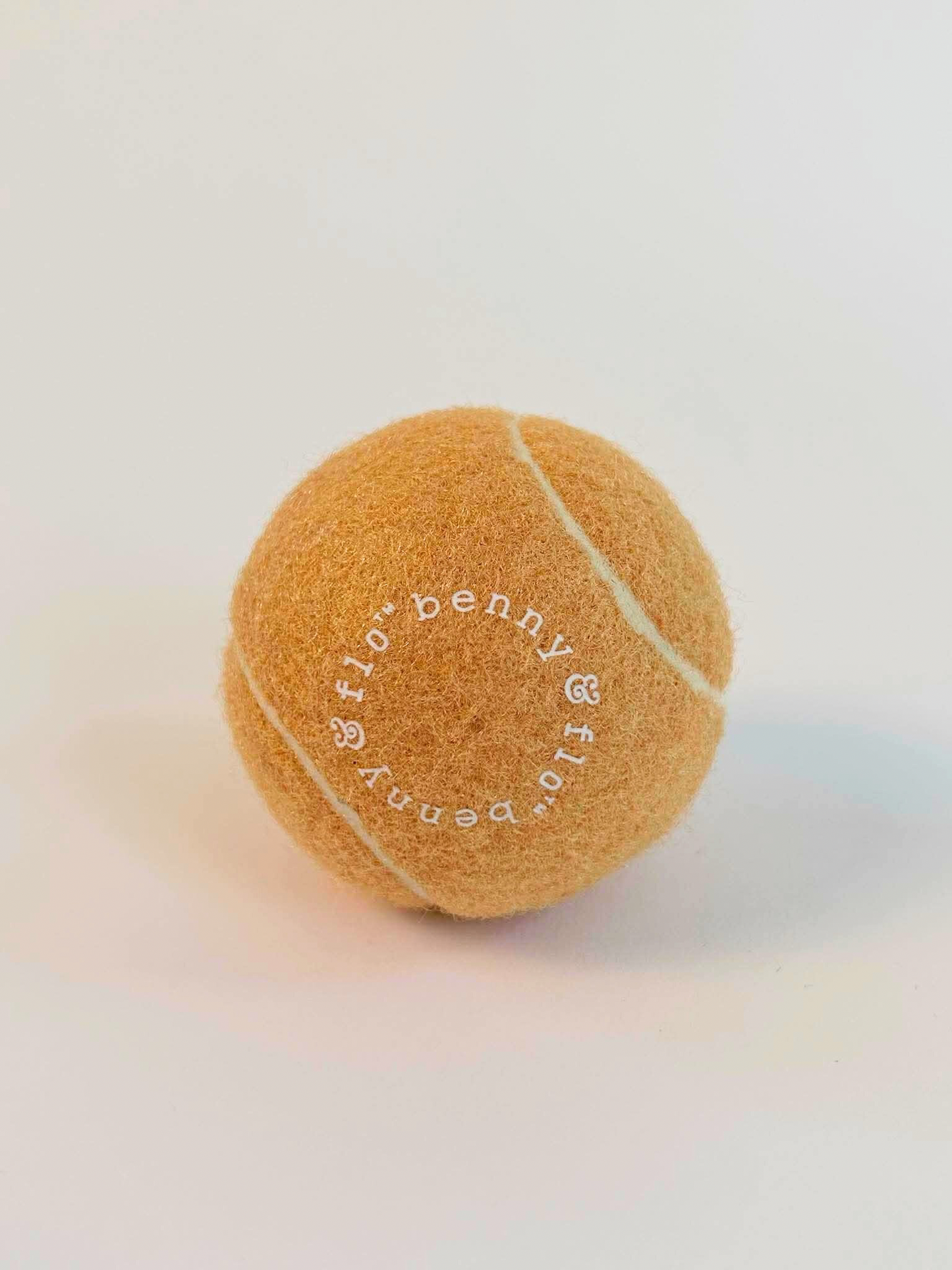 Tennis Ball With Holder - Latte